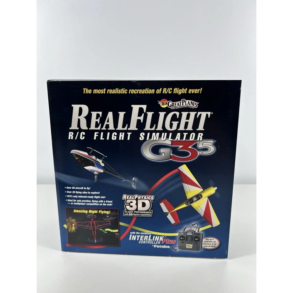 Great Planes Real Flight R/C Flight Simulator G3.5 Controller & Expansion Packs